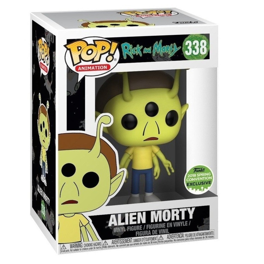 Funko Pop Rick and Morty Alien Morty 338 Spring Convention Exclusive Figure New